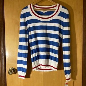 NWT Merona striped sweater